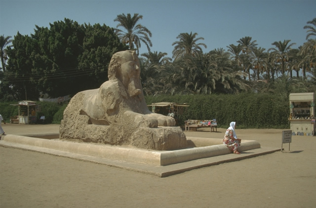 Sphinx des Amenophis II. aus Alabaster - Memphis