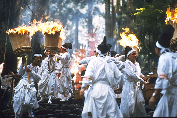 Feuerfest in Nachi, Wakayama, Japan