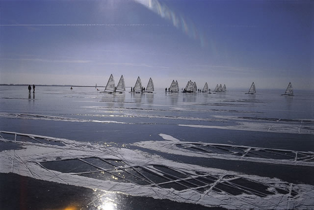 Burgenland - Eissegler auf dem Neusiedler See [Gredler], Österreich