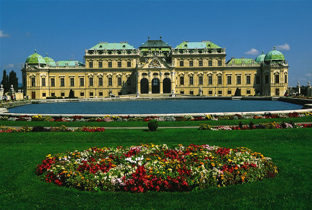 Wien - Schloß Belvedere [Mayer], Österreich