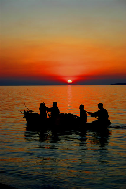 Sonnenaufgang am Cape MacLear