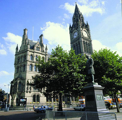 Manchester, Rathaus, England