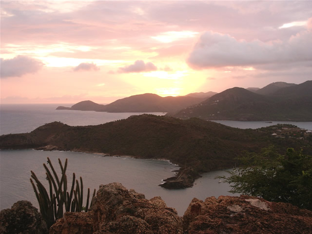 English Harbour bei Sonnenuntergang - English Harbour at Sunset, Antigua & Barbuda