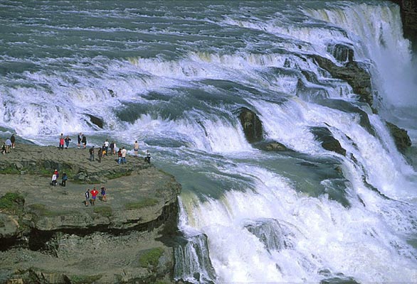 The Golden Waterfall, Island