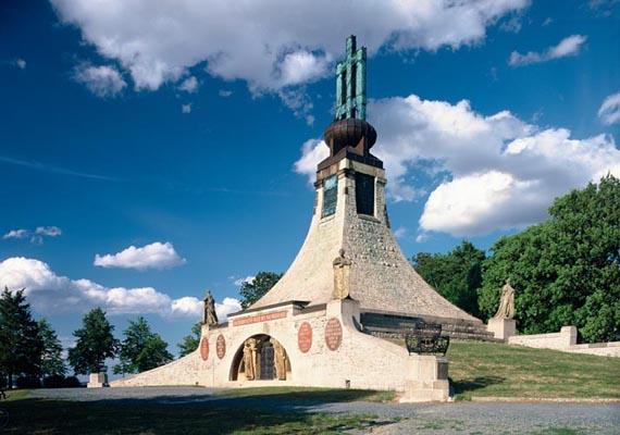 The Memorial to the Battle of Austerlitz, Slavkov near Bmo, South Moravia, Tschechien
