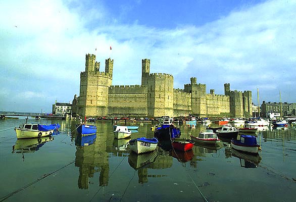 Caernarfon Castle, Gwynedd, Wales