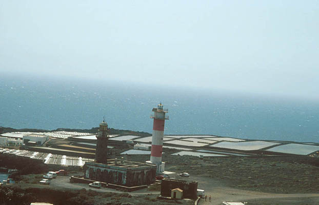 Leuchtturm und Salinen, La Palma, Kanarische Inseln