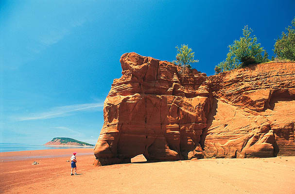 Wandern in der Minas Bay Area (Bay of Fundy), Kanada