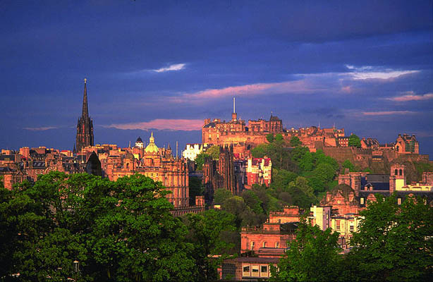 Edinburgh, Panorama, Schottland