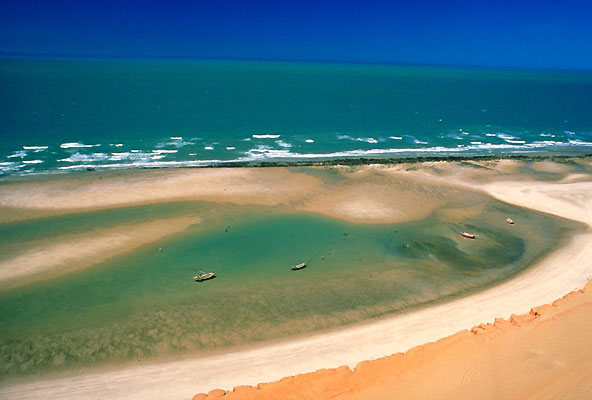 Canoa Quebrada Beach, Brasilien