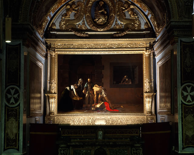 Michelangelo Merisi da Caravaggio - Enthauptung Johannes des Täufers (St. John\'s Co-Kathedrale), Malta