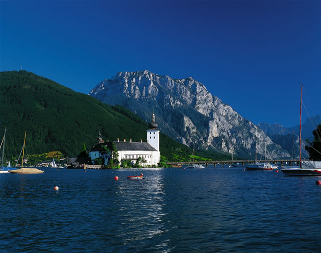 Oberösterreich - Schloß Ort im Traunsee [Weinhäupl], Österreich