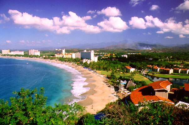 Strand in Ixtapa, Zihuatanejo, Mexiko