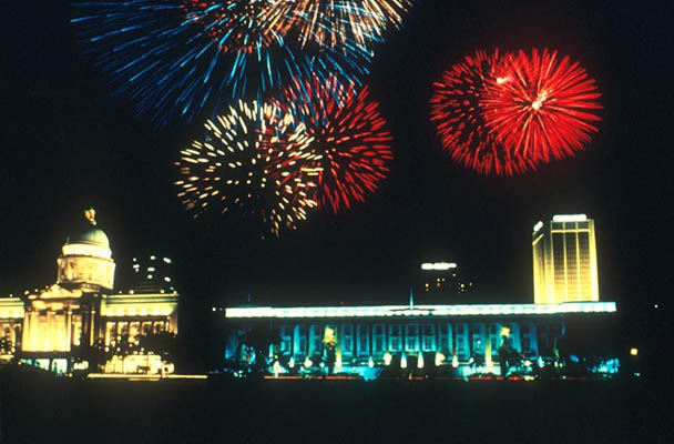 Fireworks, Singapur