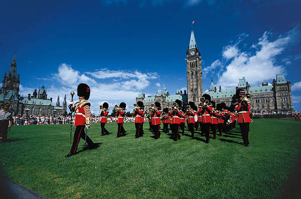 Wachablösung in Ottawa, Kanada