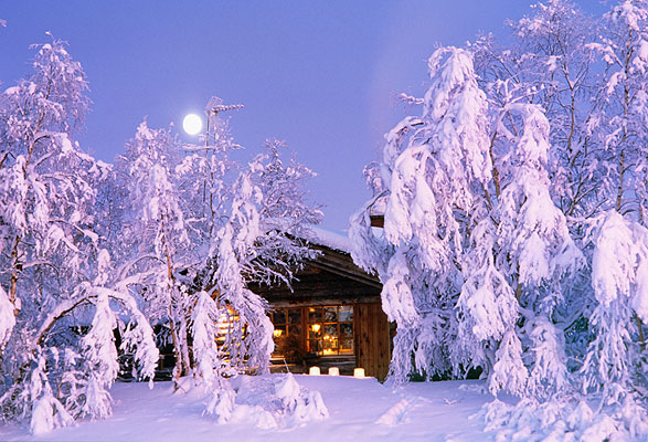 Winter Cottage, Finnland