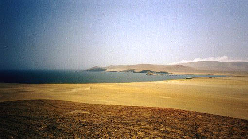 Landschaft von Paracas, Peru