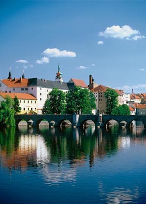 The town of Pisek, South Bohemia, Tschechien