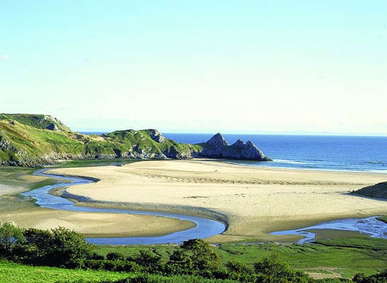 Halbinsel Gower, Swansea, Wales