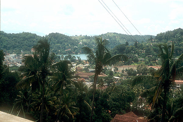 Blick auf Kandy, Sri Lanka