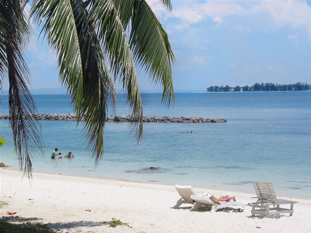 Strand auf Sibu Island , Malaysia