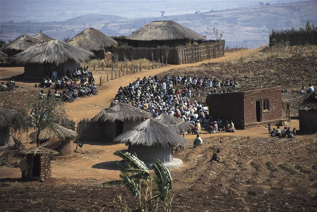 Dorf in Zentral-Malawi