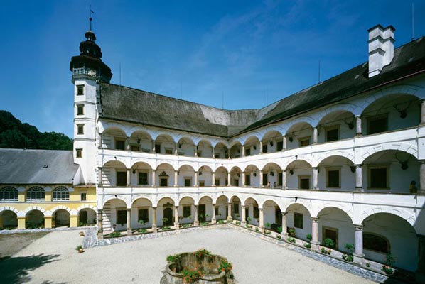 Velke Losiny Château, North Moravia, Tschechien