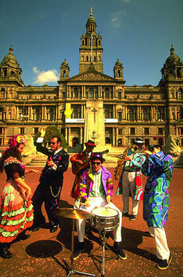 Glasgow, George Square, Schottland