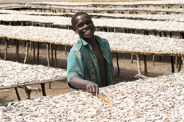 Jugendlicher in Zentral-Malawi