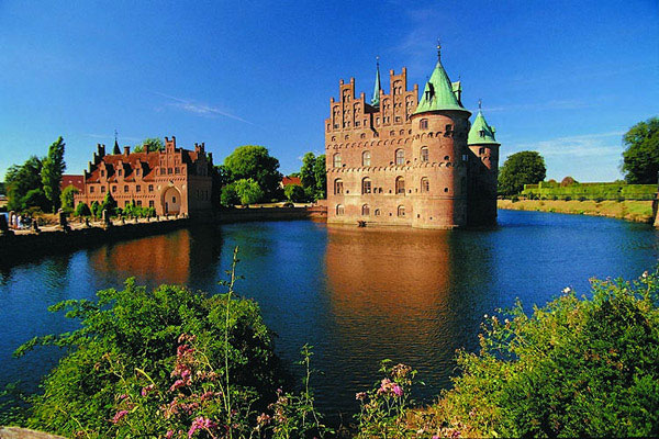 Egeskov Castle, Kværndrup, Funen, Dänemark