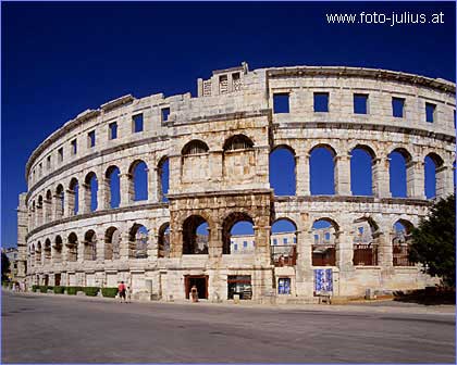 Istria, Pula, Amphitheater, Kroatien