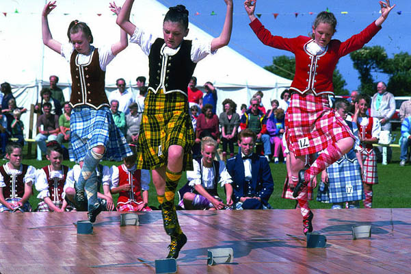 Highland Games, Tänzerinnen, Schottland