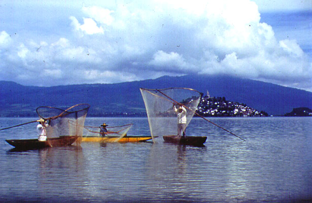 Fischer in Pátzcuaro, Michoacán, Mexiko