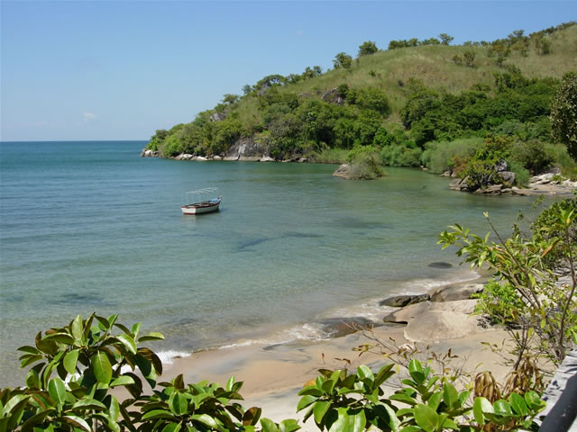 Blick auf den Makuzi Beach