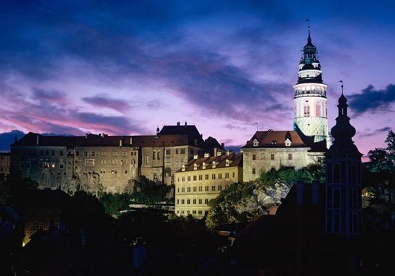 The Pierov nad Cesky Krumlov Castle, South Bohemia, Tschechien