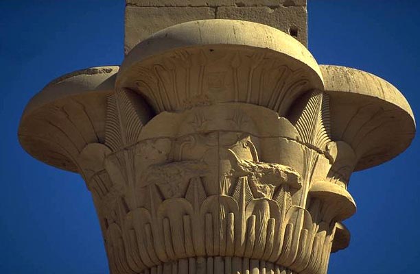 Säule am Tempel von Philae