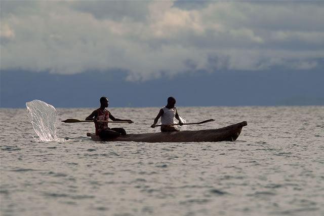 Fischer der Likoma Insel auf dem Malawisee