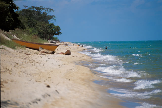 Fischerboote am Chintheche Beach