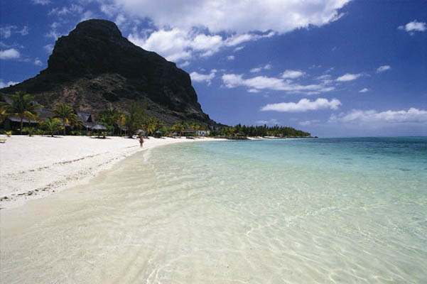 Strand bei Le Morne, Mauritius