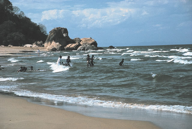 Senga Bay - Badeort am Lake Malawi