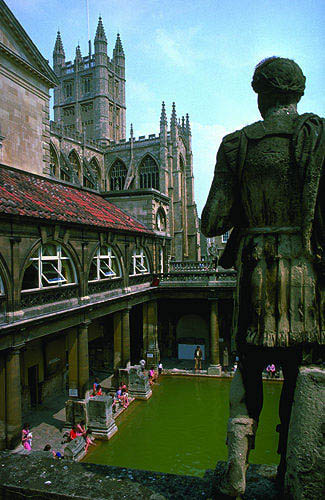 Bath, Avon - Römische Bäder, England