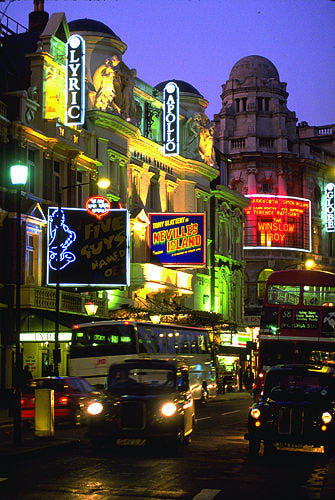 Shaftesbury Avenue, London, England