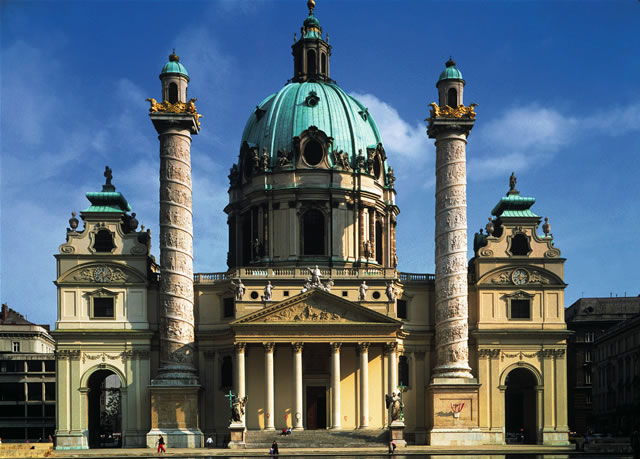 Wien - Karlskirche [Trumler], Österreich