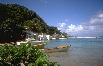 Bei der blauen Lagune - Blue hole, Jamaika
