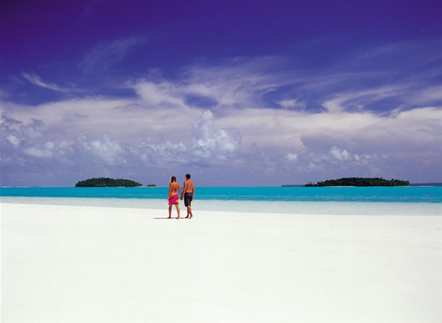 makelloser Strand, Cook Islands