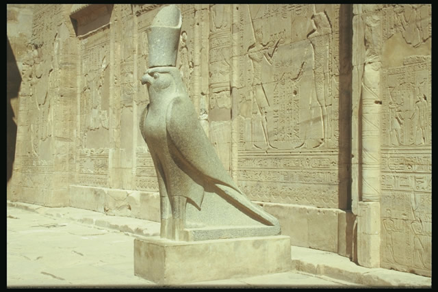 Gott Horus - Tempel von Edfu