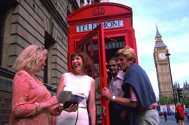 Big Ben und Telefonzelle, London, England