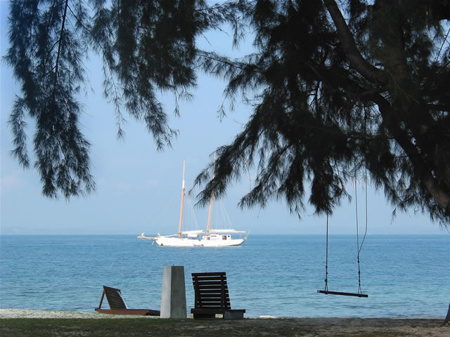 Strand auf Sibu Island , Malaysia