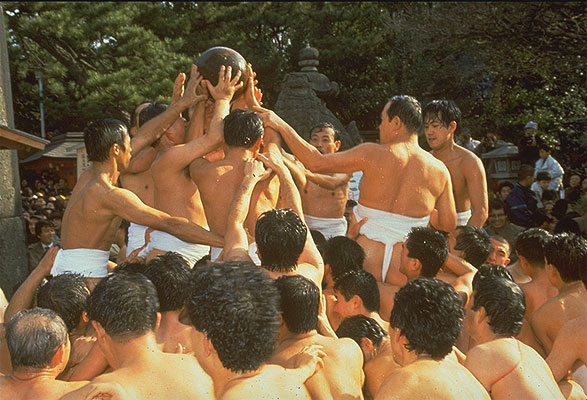 Tamaseseri-Fest in Fukuoka, Japan